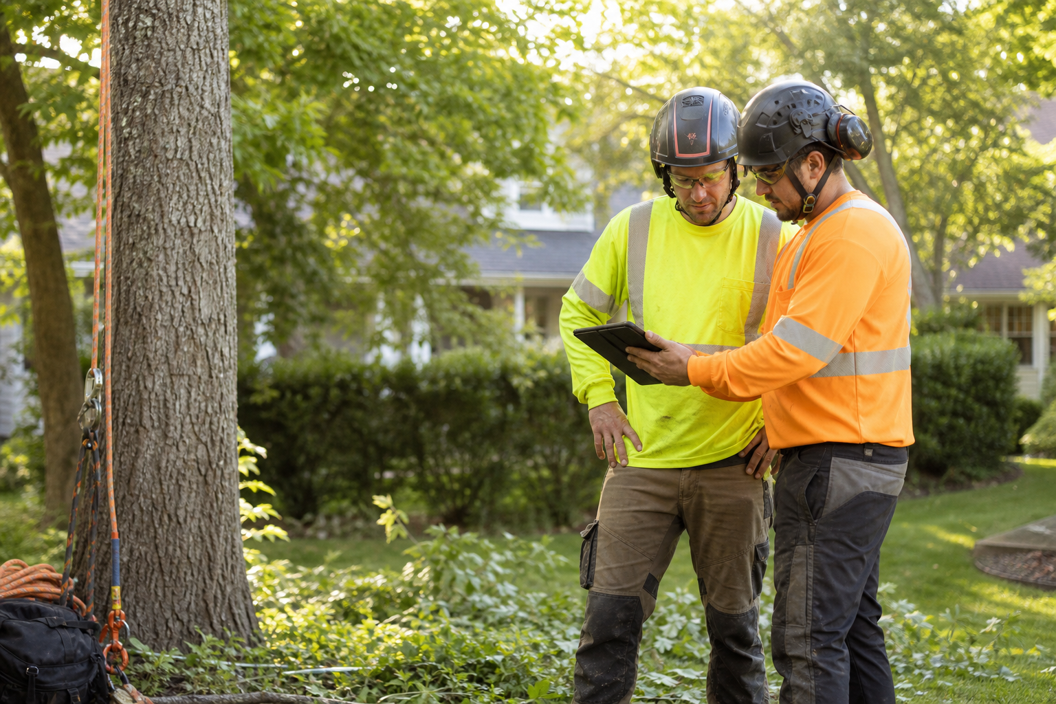 Commercial tree care and cleanup